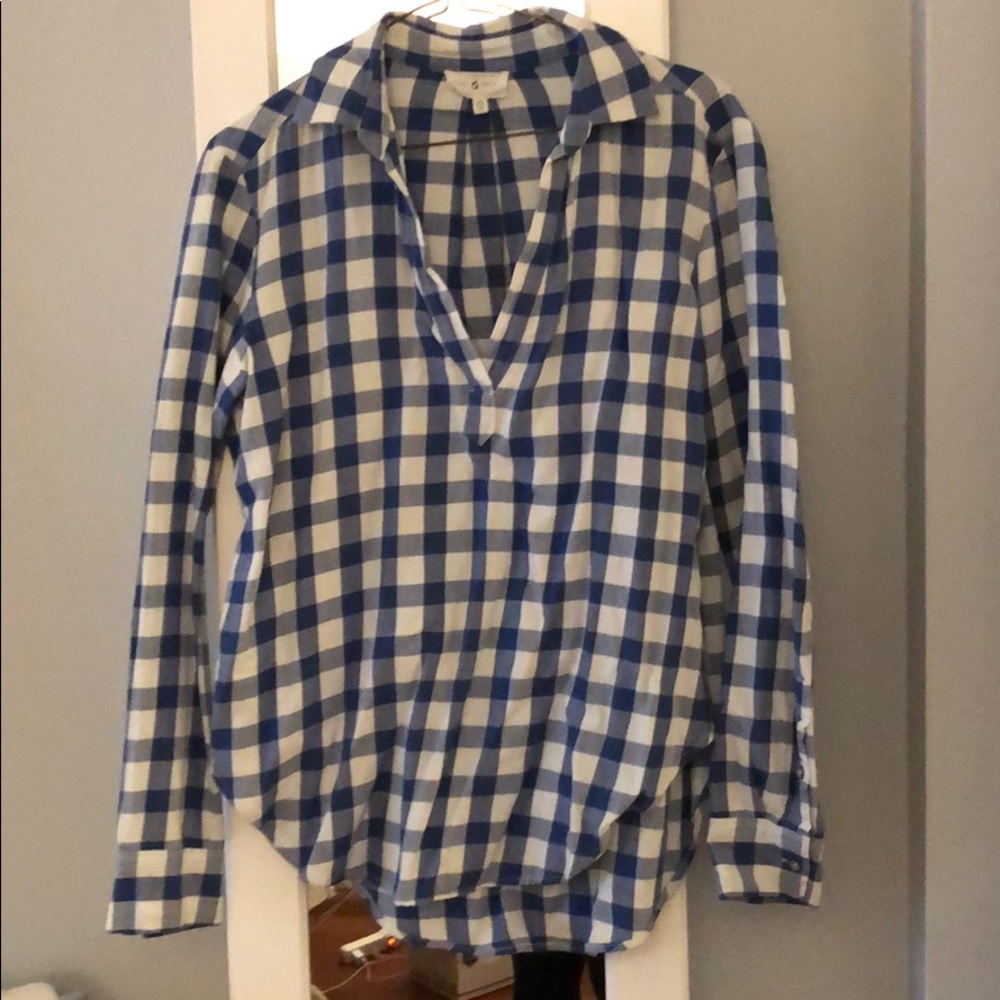 Lou and Grey Gingham Top